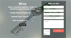 Desktop Screenshot of juv.org